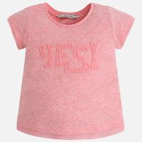 Girl short sleeve t-shirt YES! print Mayoral