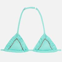 girl bikini top with ruffles mayoral