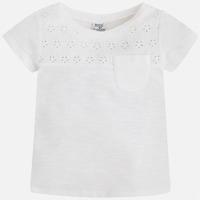 Girl short sleeve t-shirt with embroidery Mayoral
