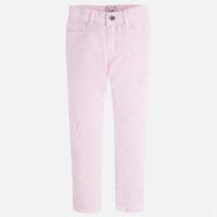 Girl twill long trousers with ripped effect Mayoral