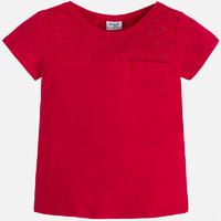 Girl short sleeve t-shirt with embroidery Mayoral