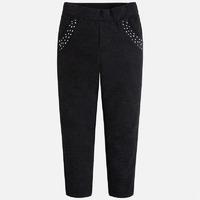 Girl ponte knit leggings with rivets Mayoral