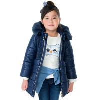 girl long coat with hood mayoral