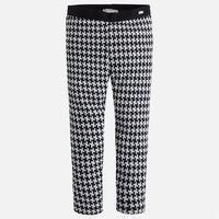 Girl jacquard leggings with houndstooth pattern Mayoral