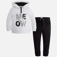 girl tracksuit with rhinestones on hoodie mayoral