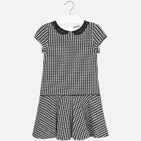 Girl houndstooth short sleeve dress Mayoral