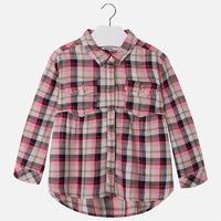 Girl long sleeve checkered blouse Mayoral