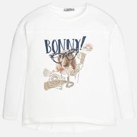 girl viscose long sleeve t shirt mayoral