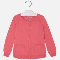 Girl jersey cardigan with pockets Mayoral