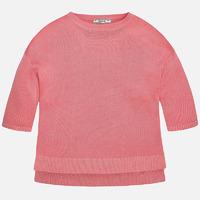 Girl glitter rib knit hem and cuffs jumper Mayoral