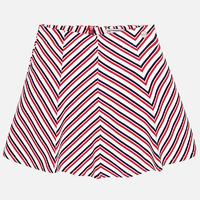 Girl zizag designed short skirt with zipper Mayoral