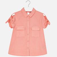 Girl short sleeve blouse with knots Mayoral