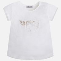 Girl short sleeve t-shirt YES! print Mayoral