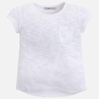 Girl short sleeve t-shirt with chest pocket Mayoral