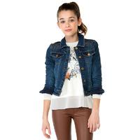 Girl denim jacket with rivets Mayoral