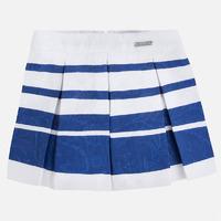 girl short striped skirt with pleats mayoral