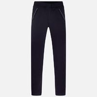 Girl ponte knit jeggings with rivets Mayoral