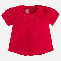 Girl short sleeve t-shirt with pleated back Mayoral