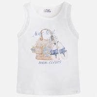 girl tank top with frilled detail mayoral