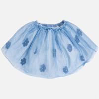 girl tulle skirt with applique mayoral