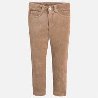 Girl corduroy jeggings with button fastening Mayoral
