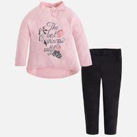 Girl set of leggings and long sleeve t-shirt Mayoral