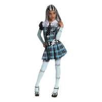 girls frankie stein official monster high halloween costume size small ...