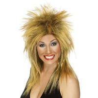 Ginger Rock Diva Wig