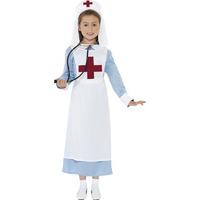 Girls WWI Nurse Fancy Dress Costume