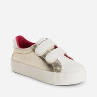 Girl glossy sport shoes with platform Mayoral