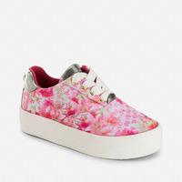 Girl print sneakers with platform Mayoral