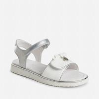 Girl riptape fastening sandals with bow Mayoral