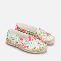 Girl espadrille style shoes with floral print Mayoral