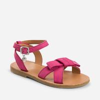 girl sandals with buckle and rubber sole mayoral