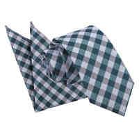Gingham Check Turquoise Tie 2 pc. Set