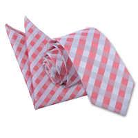 Gingham Check Coral Tie 2 pc. Set