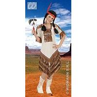 Girls Indian Girl Child 140cm Costume Medium 8-10 Yrs (140cm) For Wild West