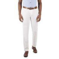 Gibson London White Cotton Chinos 34S White