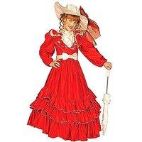 girls clementina dress red child 140cm costume medium 8 10 yrs 140cm f ...