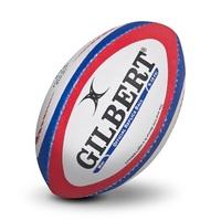gilbert replica rugby ball mini whiteredblue