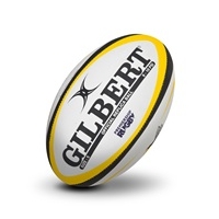 gilbert replica rugby ball size 5 whitegreen