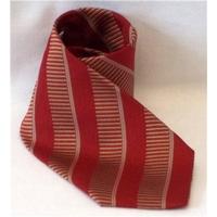 Giorgio Armani Silk Tie - red & gold