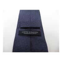 Gieves & Hawkes Blue Silk Tie