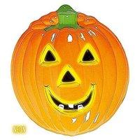 giant neon 3d pumpkin 58x50cm accessory for fancy dress