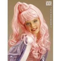 Girls Pink Kelly Jazz Wig