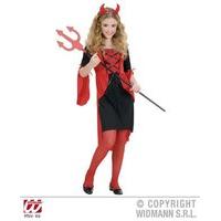 girls devil girl child 128cm costume small 5 7 yrs 128cm for halloween
