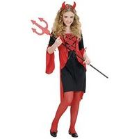 girls devil girl child 140cm costume medium 8 10 yrs 140cm for hallowe ...