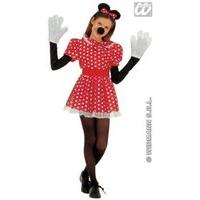 Girls Mouse Girl Child 128cm Costume Small 5-7 Yrs (128cm) For Disney Fairytale