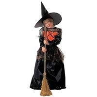 Girls Little Witch Deluxe Child 128cm Costume Small 5-7 Yrs (128cm) For