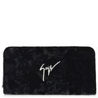 GIUSEPPE ZANOTTI Crushed Velvet Purse